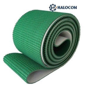 Băng Tải PVC Xanh Gai 5mm
