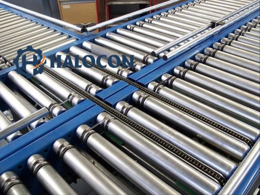 Băng tải con lăn,băng tải con lăn inox