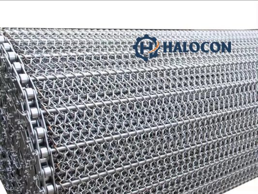 Băng tải lưới inox sợi xoắn