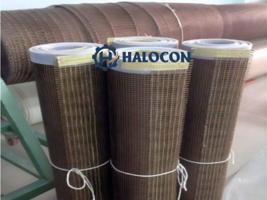 băng tải lưới teflon chịu nhiệt