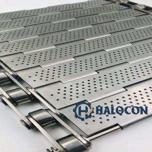 Băng tải xích tấm inox