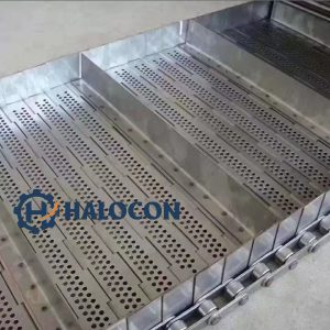 Băng tải xích tấm inox