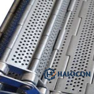 Băng tải xích tấm inox