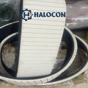 Dây đai kéo cáp, Haul-off belt, dây đai cao su đỏ, dây đai răng phủ cao su, phụ tùng máy đùn cáp điện.